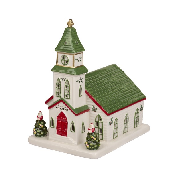 Spode Christmas Tree Led Village Church 5 75 X 5 X 6 5 Inch