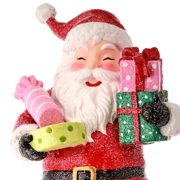 12.5 Resin Santa W/Packages