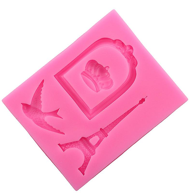 Vintage Window Shape Cake Decorating Mould - 1pc