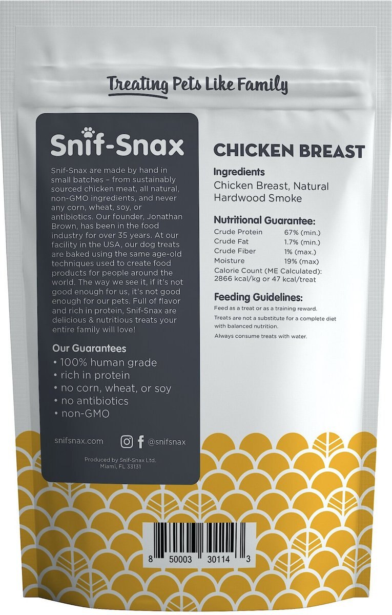 Snif-Snax Smoked Chicken Breast Dog Treats