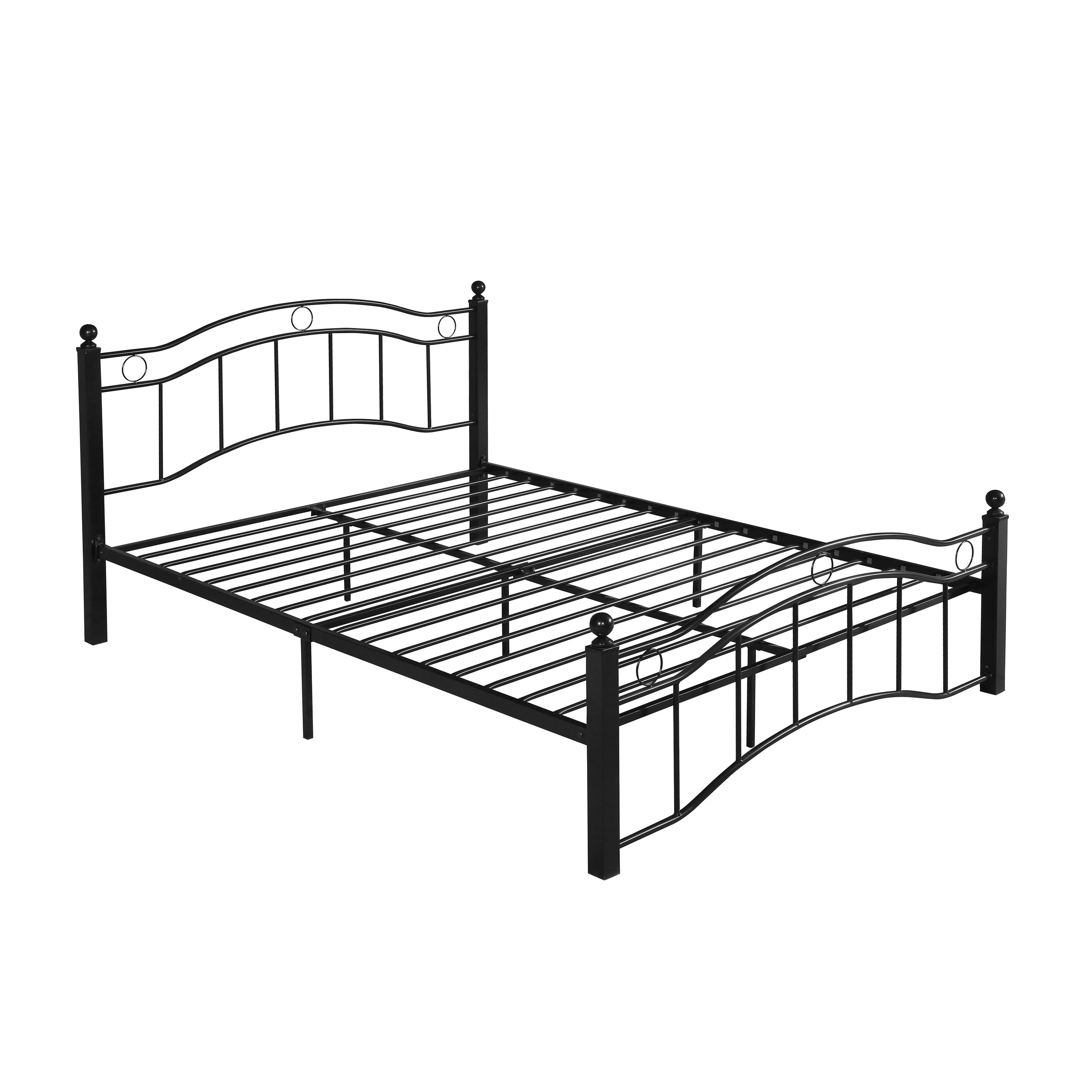 Cole Contemporary Iron Bed Frame