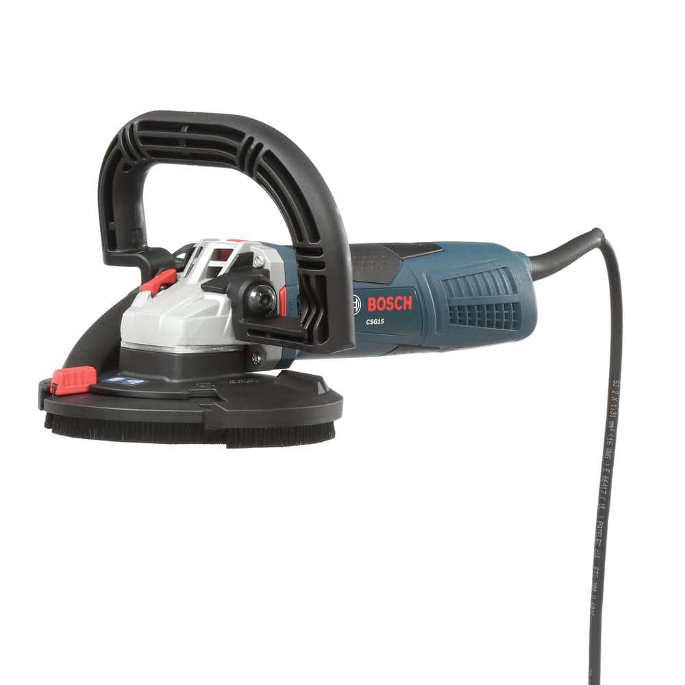 Bosch 12.5 Amp Corded 5 in. Concrete Surfacing Grinder with Dedicated Dust Collection Shroud CSG15