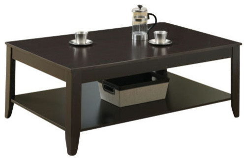 Coaster 3PC Simple Design Table Set in Cappuccino 700285   Contemporary   Coffee Tables  Houzz