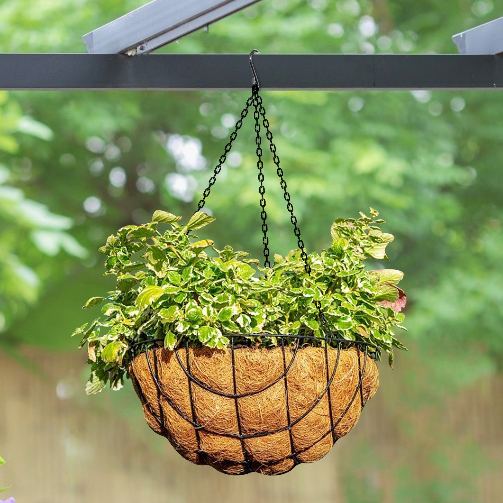 Baofu Hanging Basket Coconuts Fiber Planter Inserts Replacement Liner for Flower Pot for Home