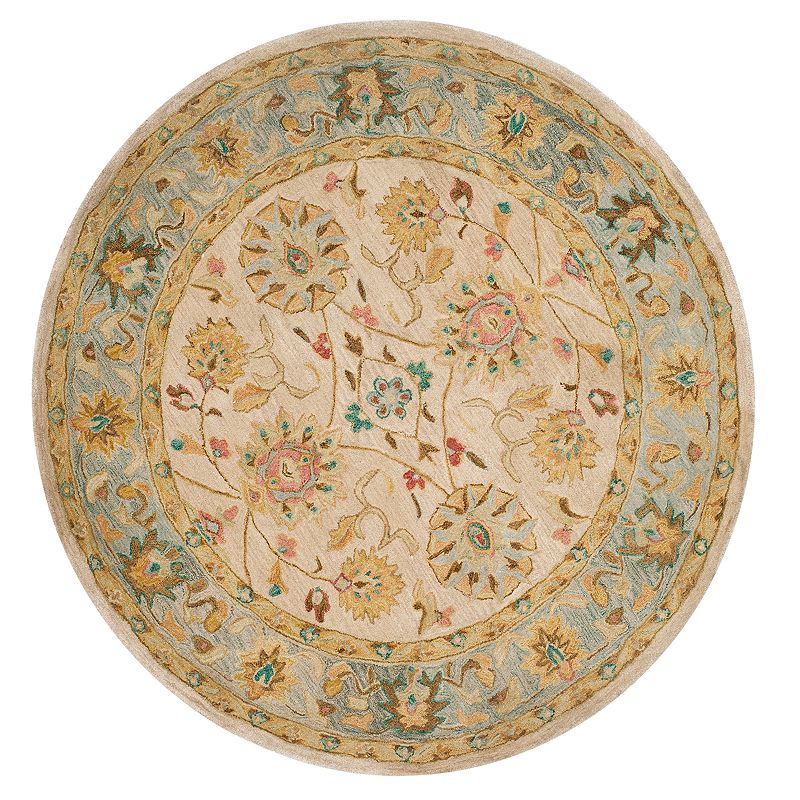 Safavieh Anatolia Robyn Framed Floral Wool Rug