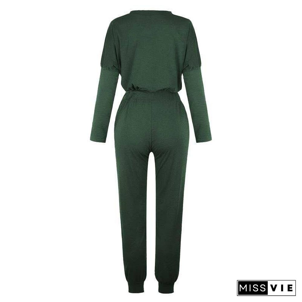 Spring Casual Sweat Suits Woman Tracksuit Pants Two Piece Set Women Outfits Jogging Suits Female Tracksuit Set 2 piece