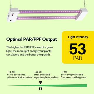 Feit Electric 2 ft. 32-Watt White LED 3 Adjustable Spectrum Linkable Plant Grow Light Fixture GLP24ADJS32WLED