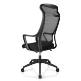 Lenzer Mesh High-Back Task Chair， Black， BIFMA Certified