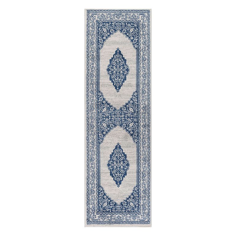 KHL Rugs Kerr Traditional Framed Floral Rug