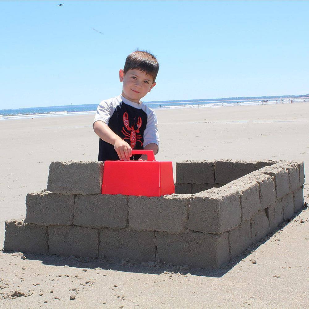 Flexible Flyer Snow and Sand Fort Building Kit with Block Brick and Castle Molds S20-Paricon