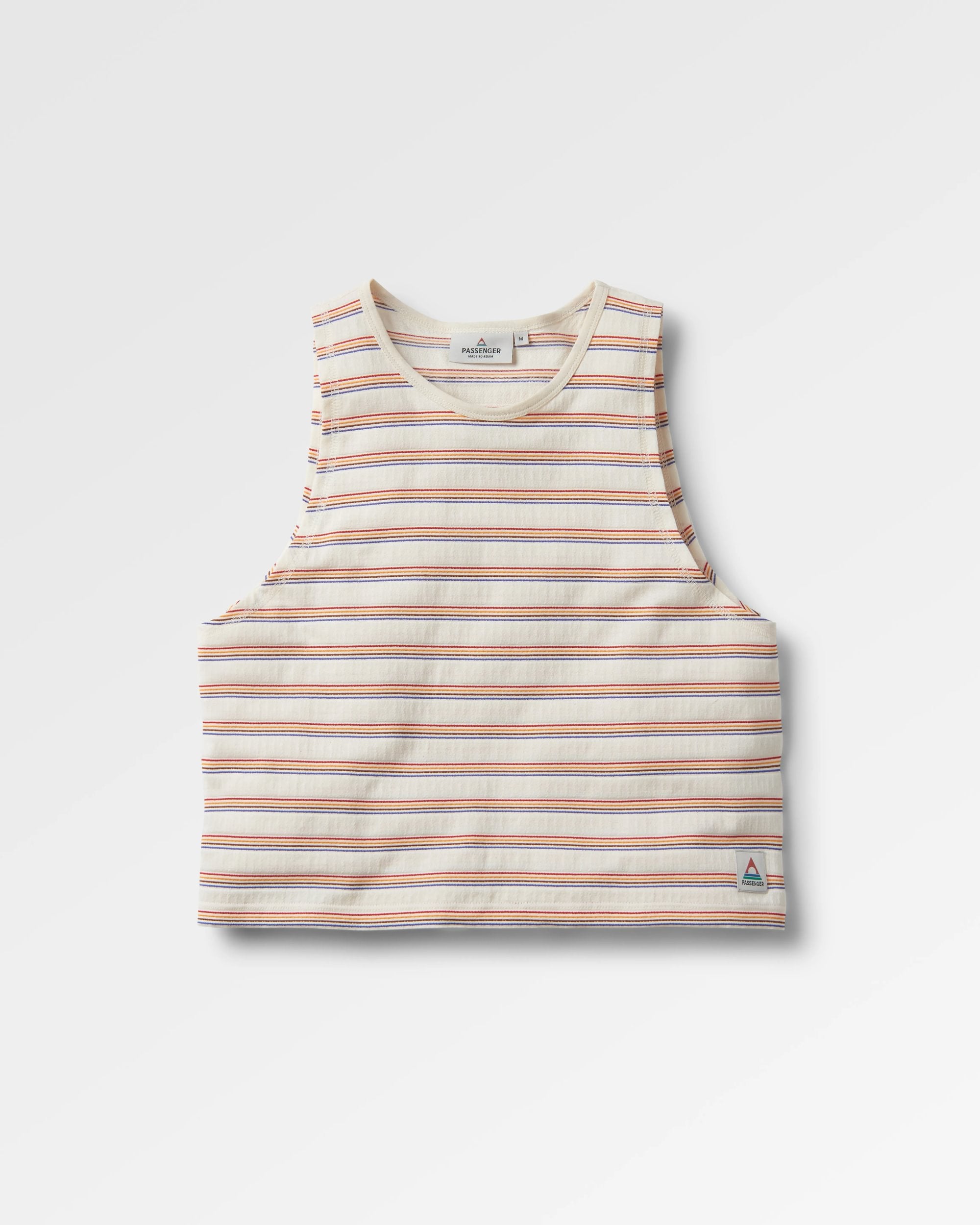 Retro Vibes Organic Cotton Vest - Retro Stripe