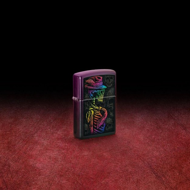 Zippo Multi Color Skull Design Windproof Lighter