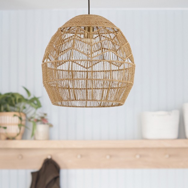 Xiomara Pendant Light Hemp Brown River Of Goods