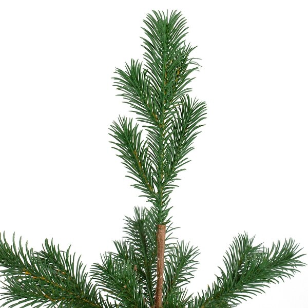 2' Ponderosa Pine Artificial Christmas Tree Jute Base Decoration Unlit