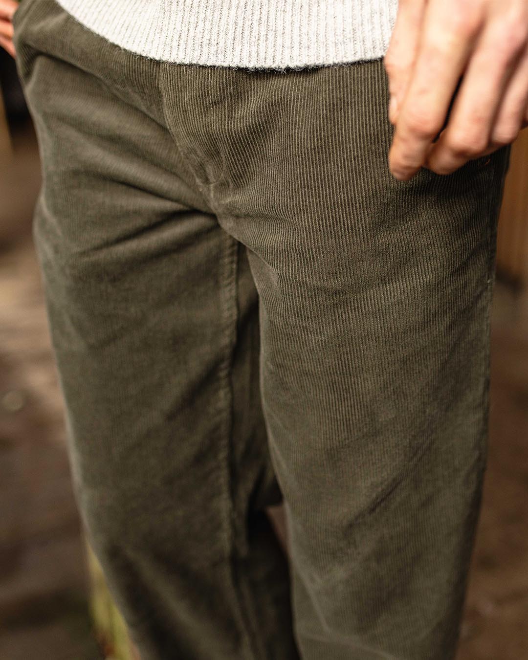 Adventurer Cord Trouser - Dusty Olive