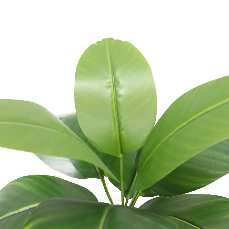 Hot sale artificial plant travel banana fabric leaf bonsai artificial skybird green plant decoration trees garden supplies