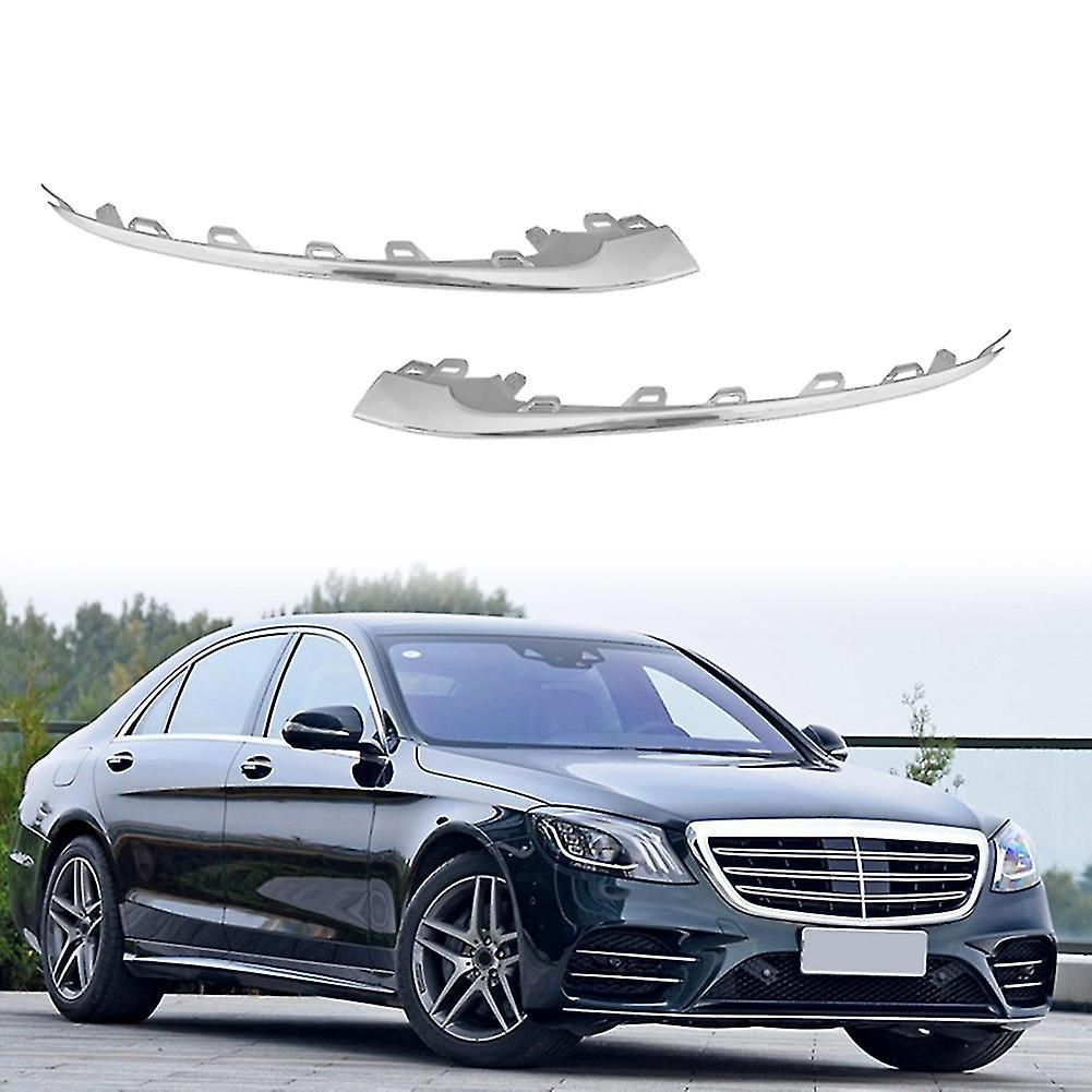 2228857800 Car Front Bumper Right Side Chrome Trim Strip For W222 S Class 2018 2019 2020