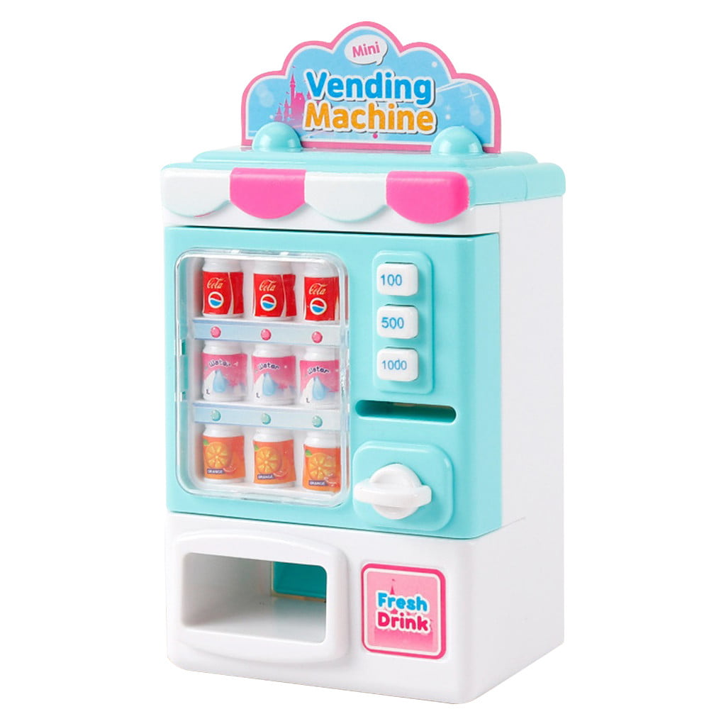 Tuscom Kids Toys Vending Machine Beverage Machine Simulation Home Shopping Set Toys