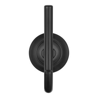 Glacier Bay Constructor Single J Robe Hook in Matte Black 20118-2210H