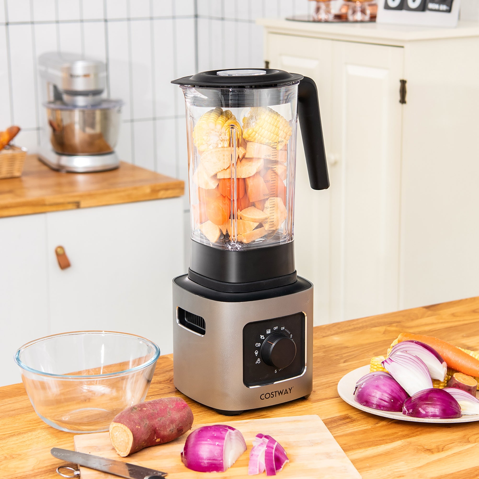 1500W 5 Speed Countertop Smoothie Blender