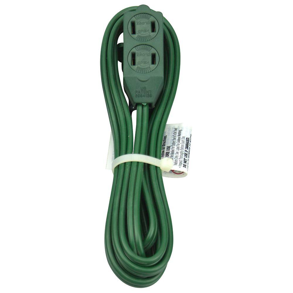 HDX 162 in. x 6 ft. Green 6 ft. x 12 ft. Extension Cords (3-Pack) KAB-1KAB-10F