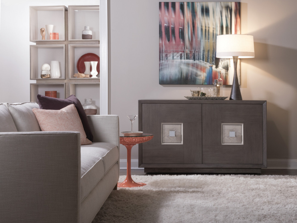 Mercury Media Console   Transitional   Entertainment Centers And Tv Stands   by HedgeApple  Houzz