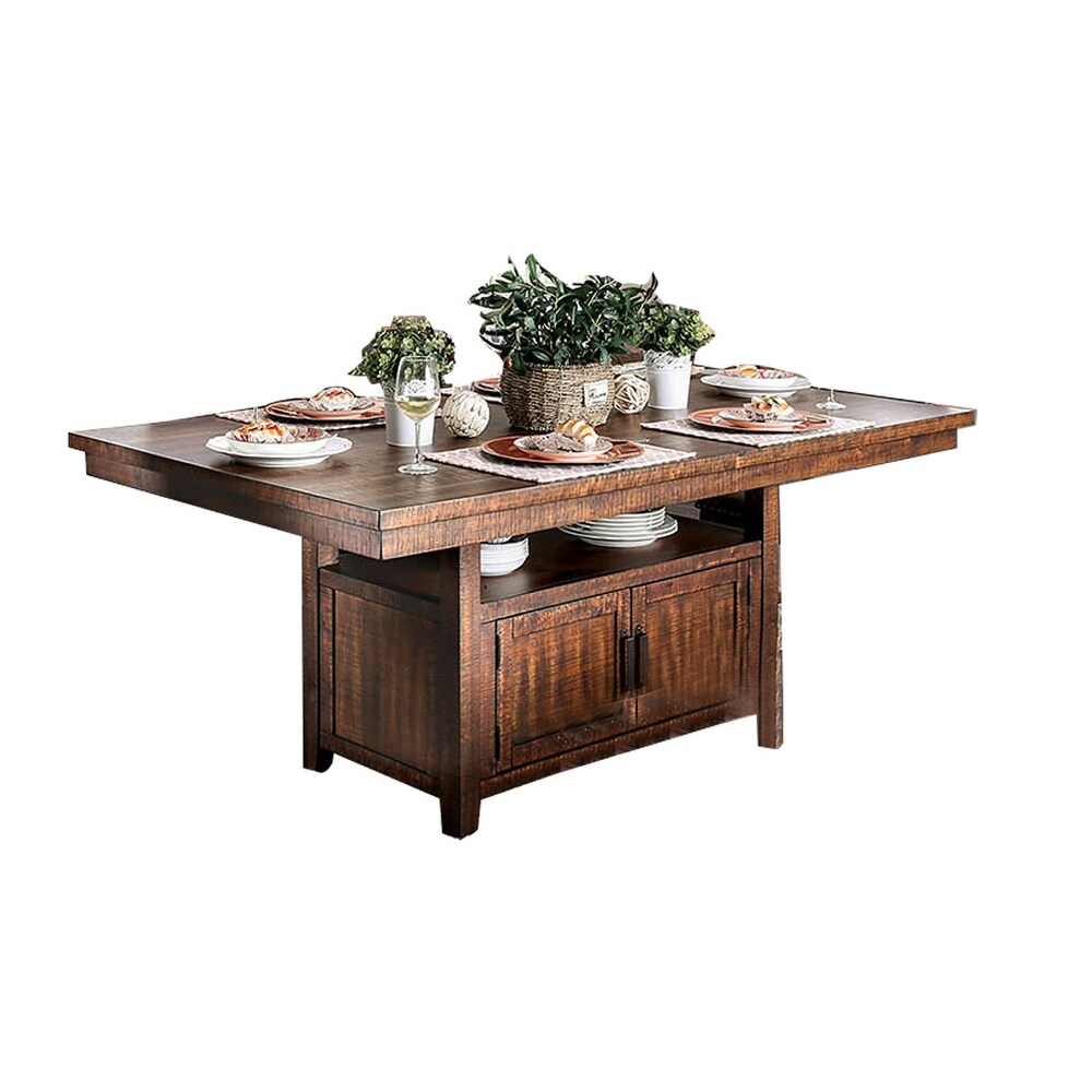 Wooden Dining Table in Distressed Dark Oak   Distressed Dark Oak