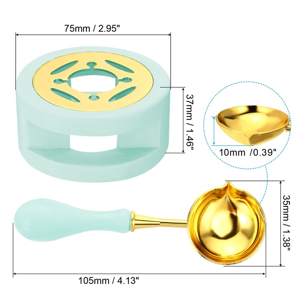 Wax Seal Warmer with Melting Spoon for Wax Sealing Stamp Envelope