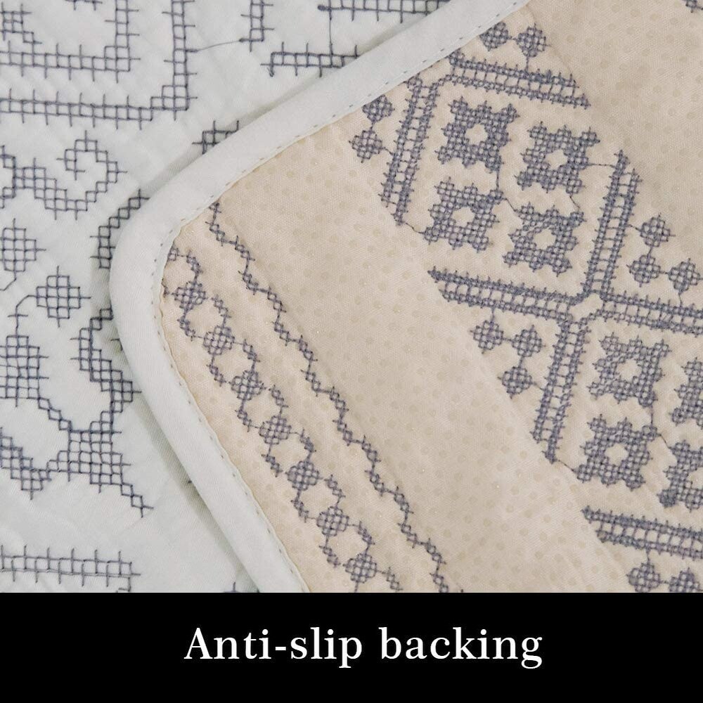 DCP Sofa Slipcover Armrest   Backrest Covers for Sofa  36 x 36 Inches Light Grey   36\