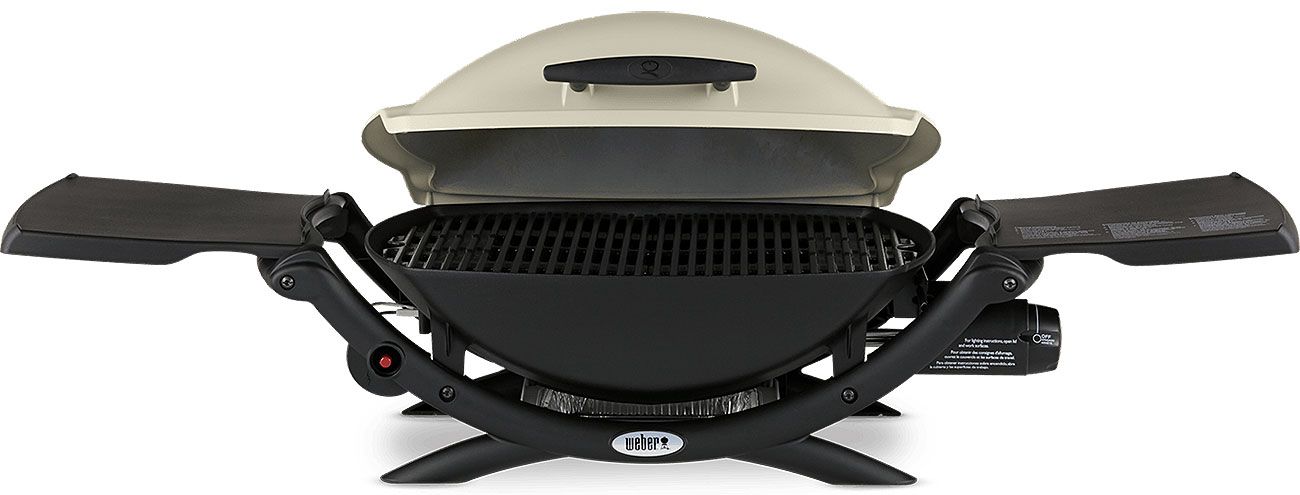 Weber Q 2000 Titanium Portable Liquid Propane Gas Grill