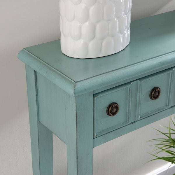 Sadie Wood Entryway Console Table