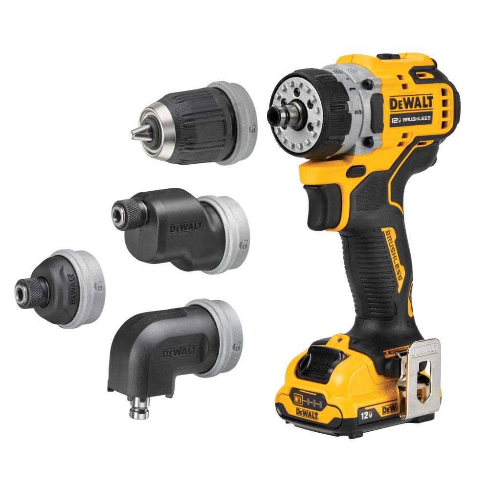 DEWALT XTREME 12V MAX 5 in 1 Drill/Driver Brushless Cordless Kit ;