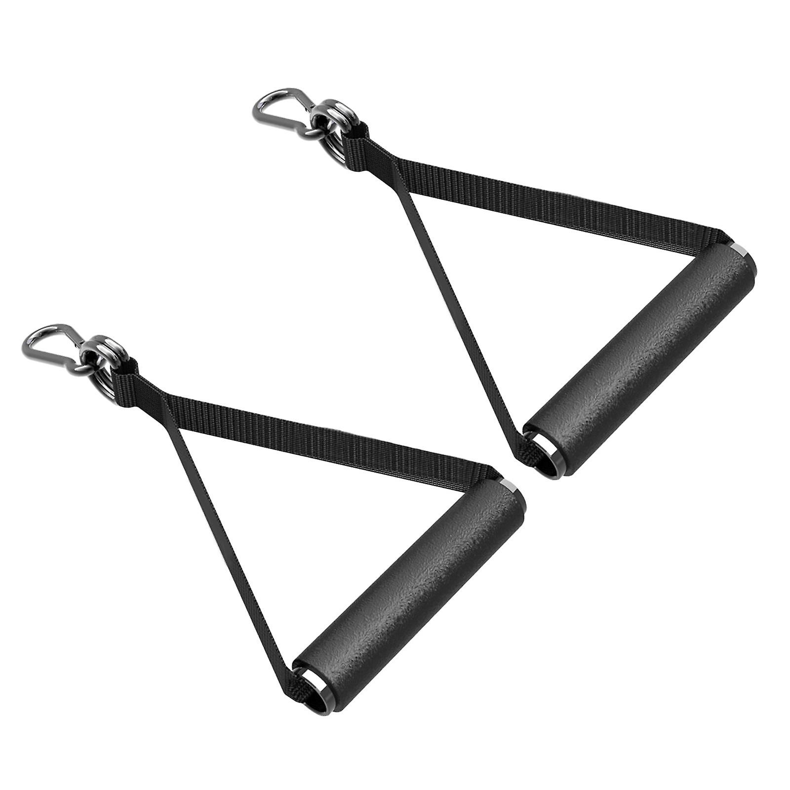 1 Pair Exercise Pull Handles Workout Handles For Biceps Indoor Triceps