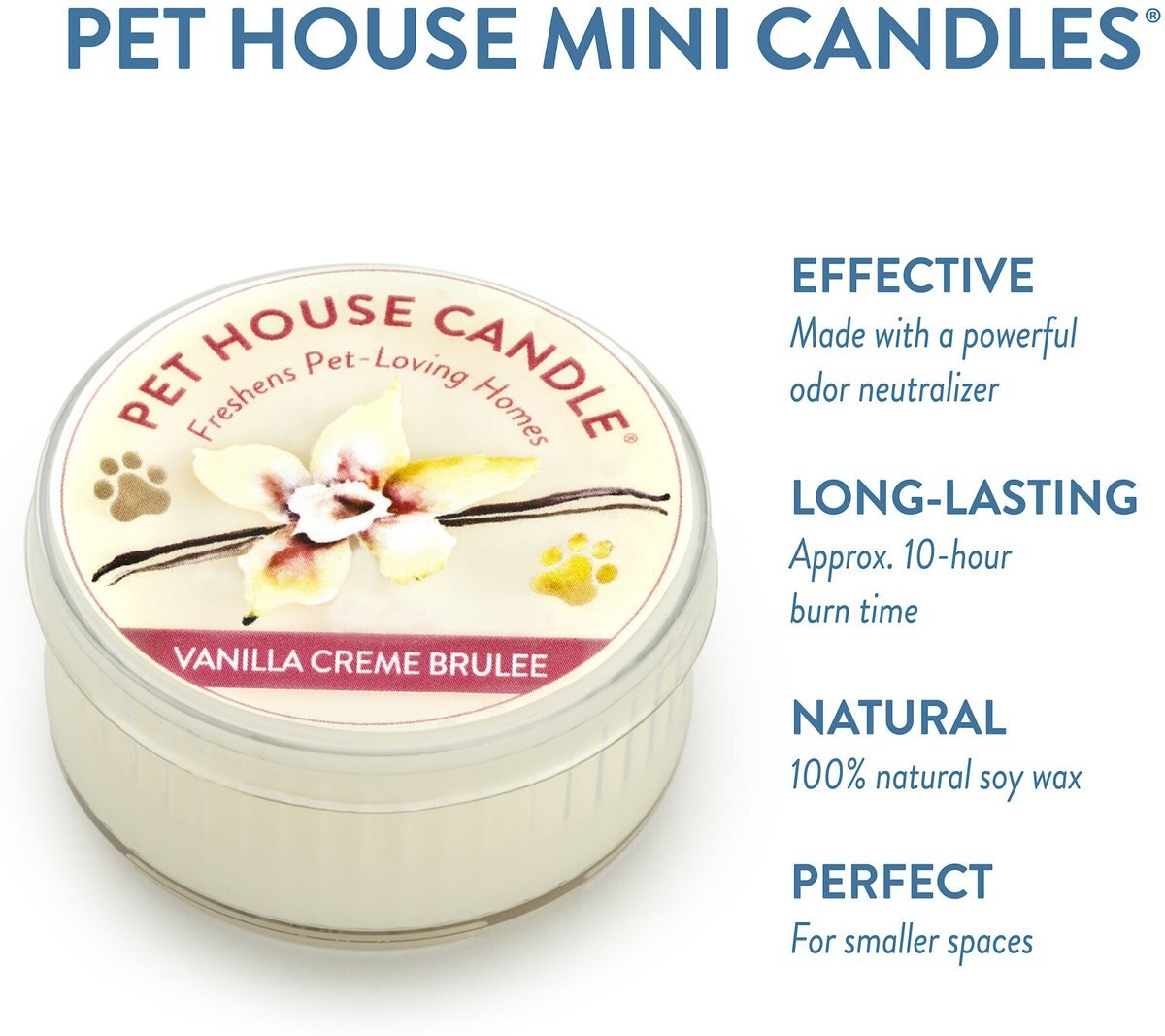 Pet House Vanilla Creme Brulee Natural Soy Candle