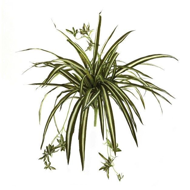 Nearly Natural 23-in Spider Plant Bush (set Of 4)