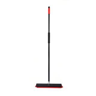 Alpine Industries 18 in. Red Indoor Smooth Surface 2-in-1 Squeegee Push Broom (4-Pack) ALP4600-18-2-4