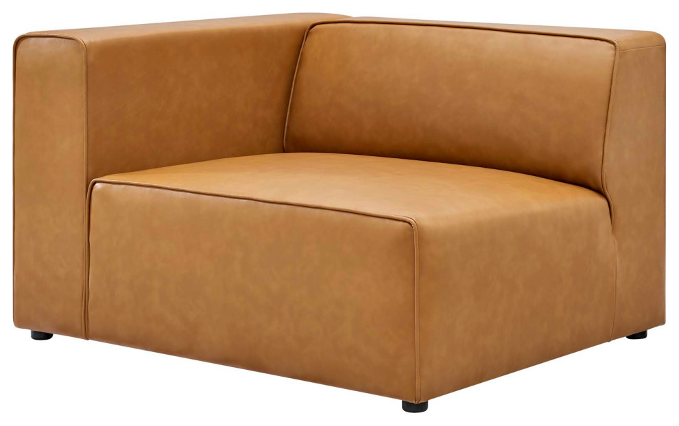 Mingle Vegan Leather 2 Piece Sectional Sofa Loveseat   Contemporary   Loveseats   by ShopFreely  Houzz