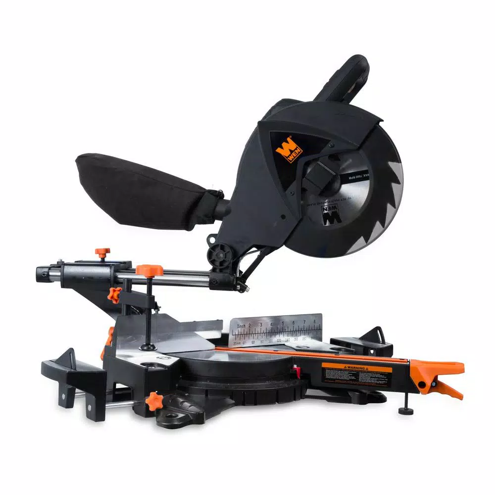 WEN 2-Speed Single Bevel 10 in. Sliding Compound Miter Saw with Smart Power Technology and#8211; XDC Depot