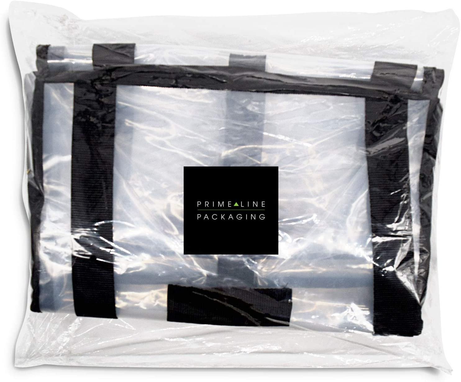 Zenpac- Waterproof Clear Zippered Storage Bags with Handles for Organizing 3 Pcs 27x12x13.75