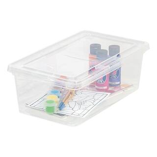 IRIS 6-Qt. Storage Box in Clear 200400