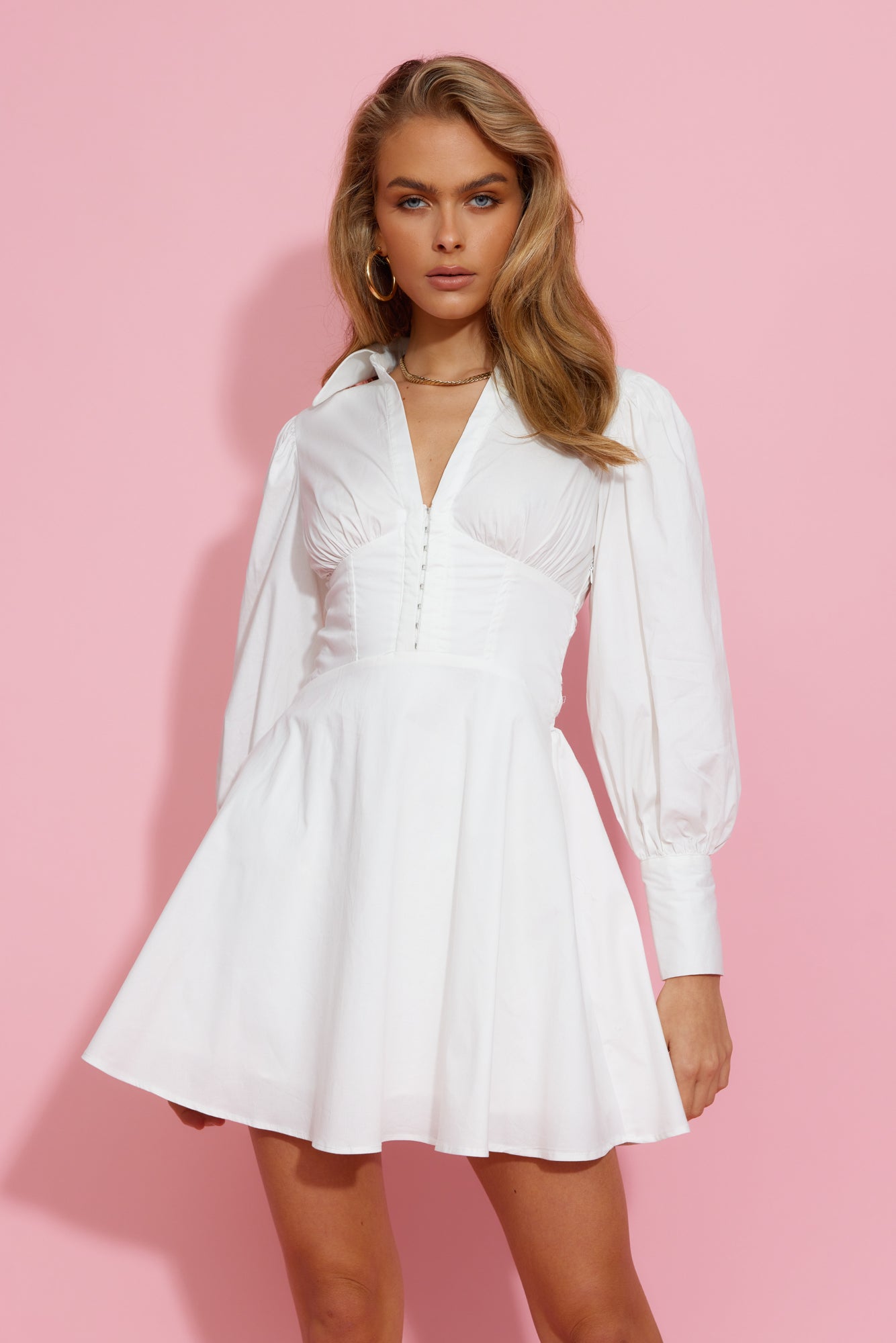 Sensitive Heart Dress White