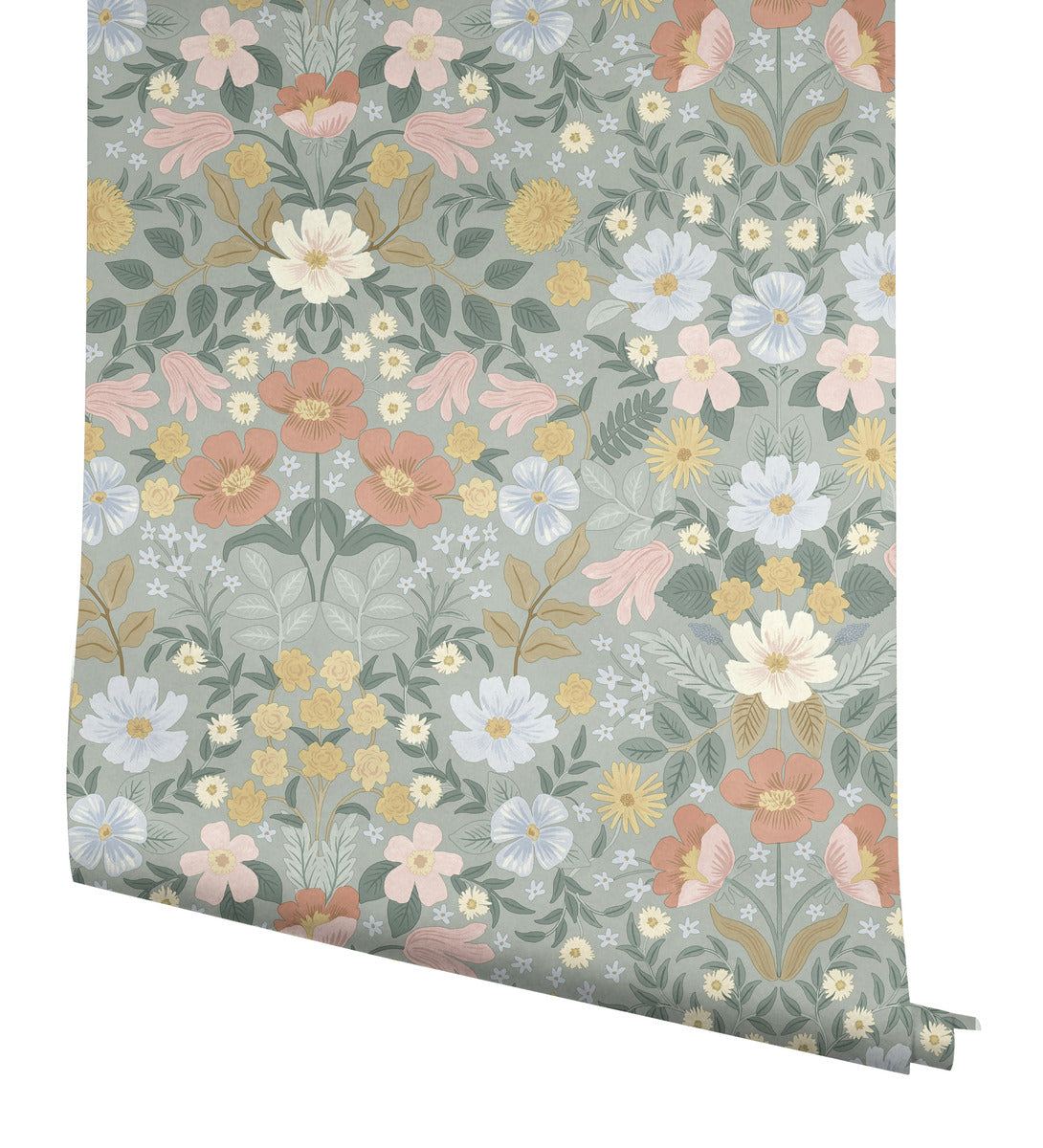 Bramble Garden Sage Peel & Stick Wallpaper by York Wallcoverings