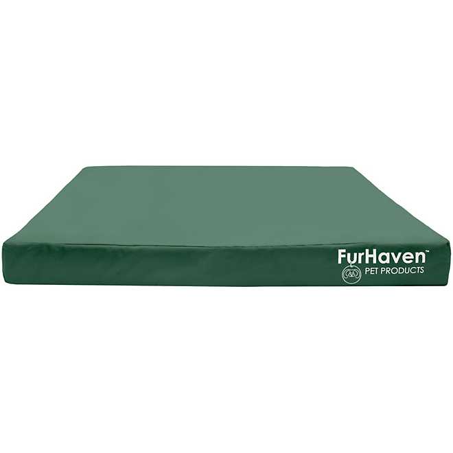 FurHaven Jumbo Plus Indoor/Outdoor Oxford Pet Dog Bed