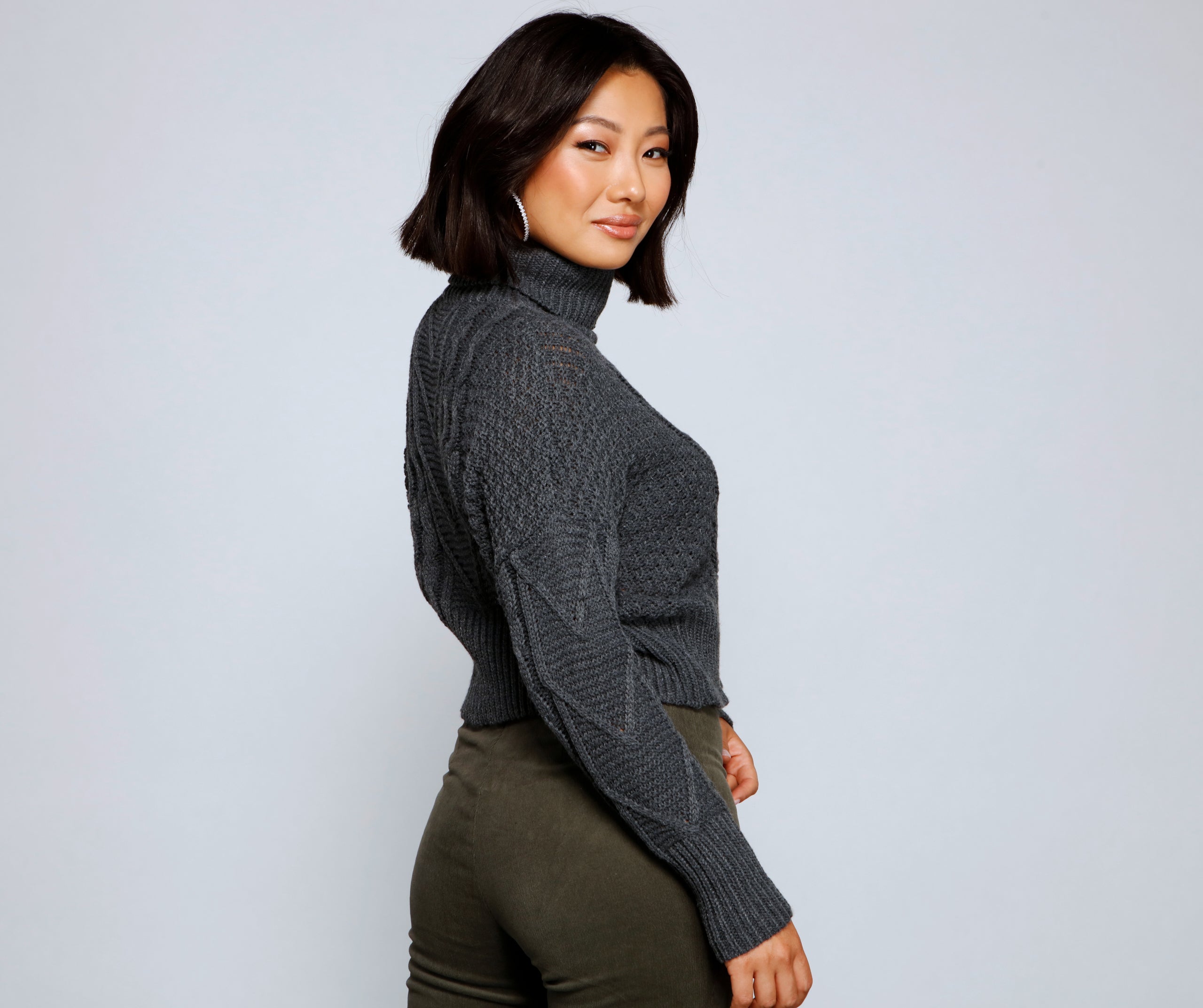 Layer On The Cozy Cable Knit Sweater