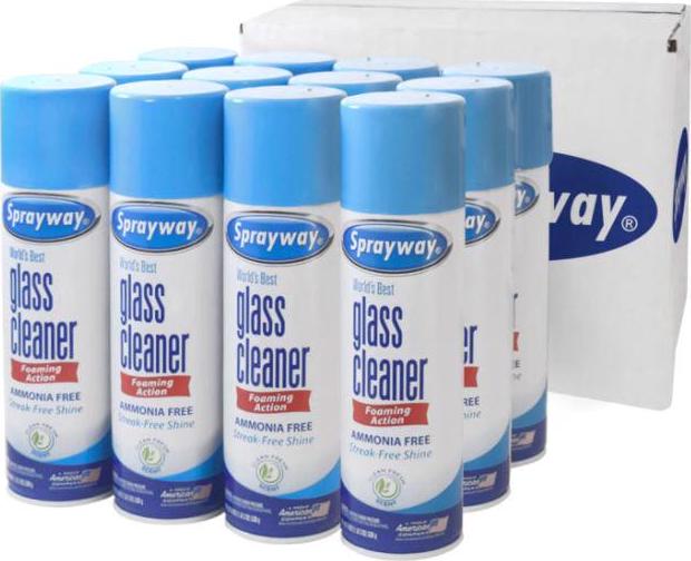 Sprayway Glass Cleaner 19 oz cans (Choose Pack Size)12 pk  Crowdfused