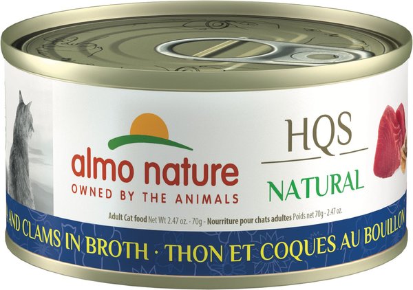 Almo Nature Natural Tuna and Clams in Broth Grain-Free Canned Cat Food