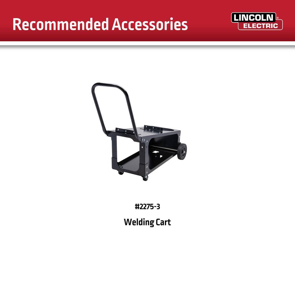 Lincoln Electric 125 Amp 115-Volt Weld-Pak 125 HD Flux-Cored Wire Welder with .035 in. Flux-Core Welding Wire (1 lb. Spool) K5365-15