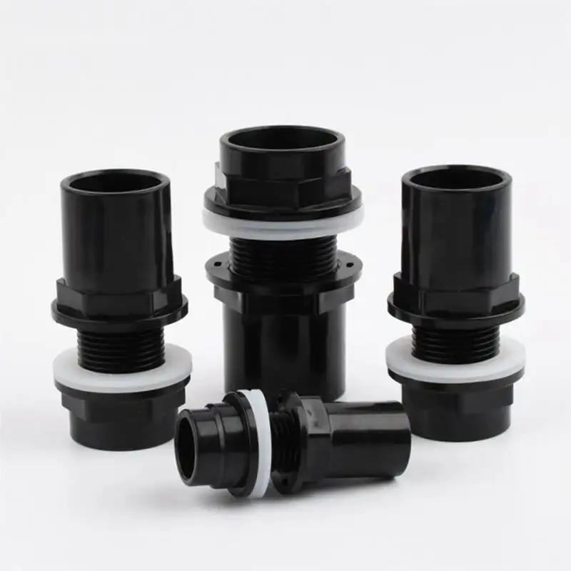 20 50mm PVC Pipe Thicken Fish Tank  Drainage Connector Garden Drain UPVC Pipe Adapter Water Supply Pipe Fittings