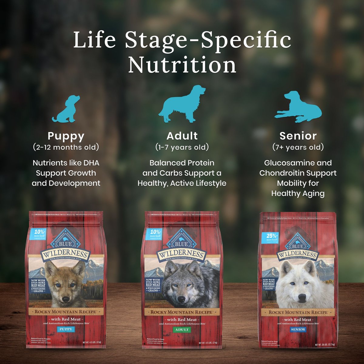 Blue Buffalo Wilderness RMR Red Meat Puppy Dry Dog Food