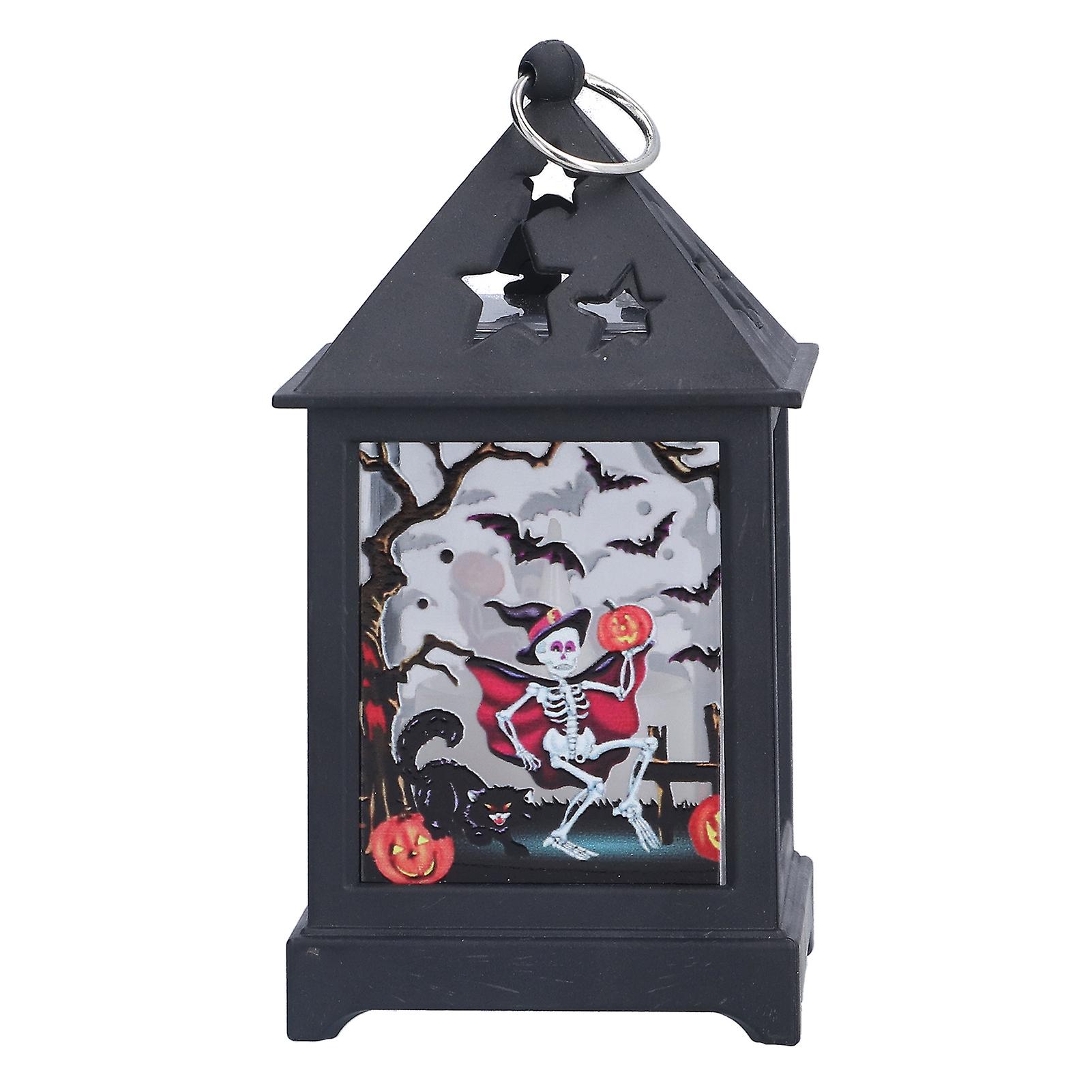 Halloween Decorative Night Light Led Innovative Lanterns Desktop Ornament For Festivalskeleton